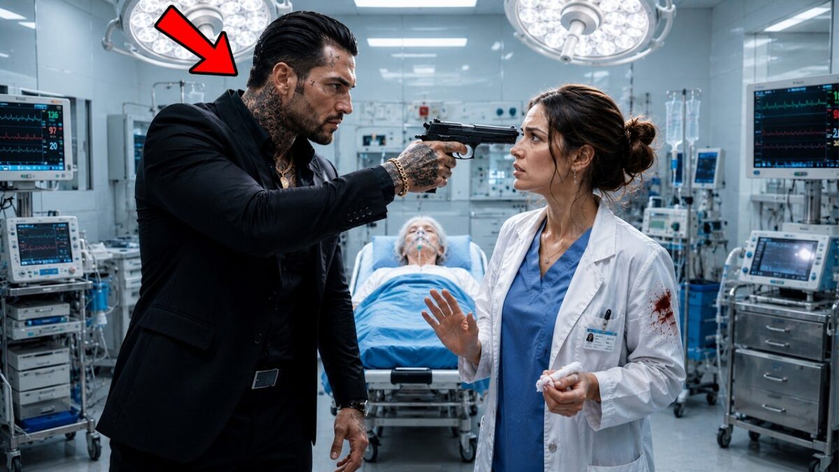 A MAFIA BOSS HELD HER AT GUNPOINT TO SAVE HIS DYING MOTHER—THREE WEEKS LATER, HE WALKED INTO THE HOSPITAL BOARDROOM AND SAID, “FIRE HER, AND YOU ANSWER TO MY FUTURE WIFE”