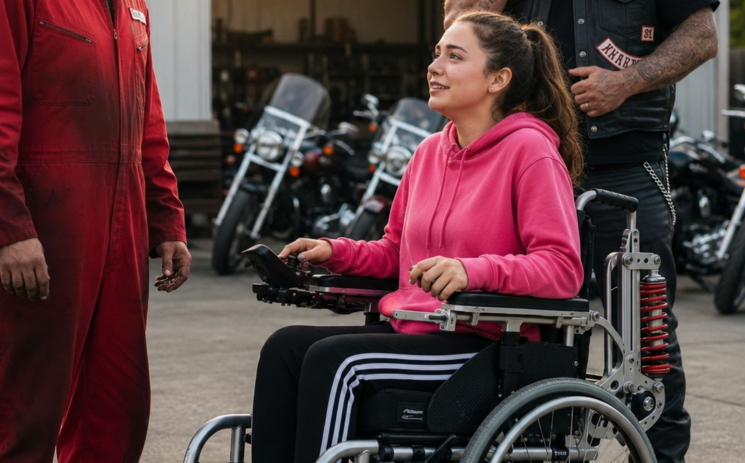 Poor Mechanic Gives Bikers Disabled Daughter a Miracle — Next Day 95 Hells Angels Changed his life