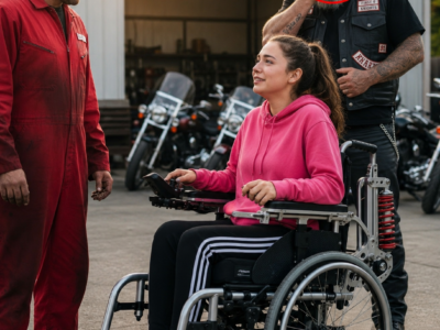 Poor Mechanic Gives Bikers Disabled Daughter a Miracle — Next Day 95 Hells Angels Changed his life