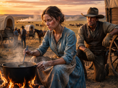 He hired a twenty-year-old widow to cook for his cattle drive — never guessing she would become the one woman he could not bear to ask to stay