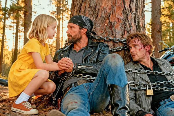 “I’ll Save You,” the Homeless Girl Told Two Injured Bikers—Then 200 Riders Learned Who Her Father Was