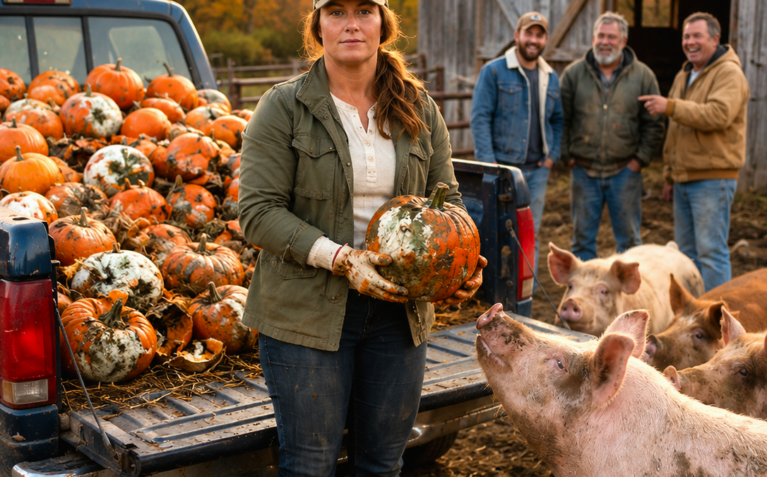 They Laughed When I Bought 600 Moldy Pumpkins for My Father’s Pigs—Then the Winter Ledger Exposed the Farm They Tried to Steal