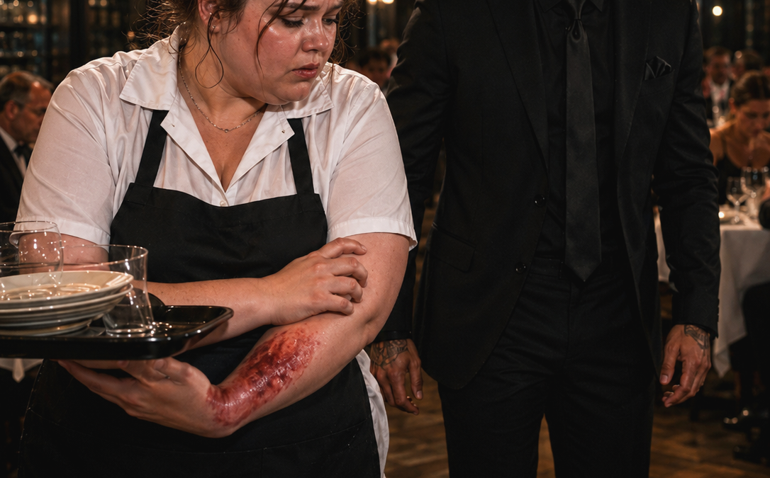 A Curvy Waitress Whispered, “It Hurts When I Sit”—The Mafia Boss Was the Only Man Who Asked Why