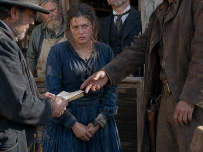 The Town Watched Tessa’s Labor Sold for Her Father’s Debt—Then the Cowboy Everyone Feared Paid the Full Price and Refused to Call Her His