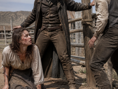 She Fell Bleeding at Her Husband’s Feet—Then a Passing Cowboy Defied Him, but His Hidden Past Made Her Question Why He Stenuinely Stayed