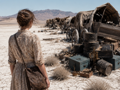 the orphaned girl crossed the desert with eleven dollars and a brass compass—then she found the lost convoy carrying a secret powerful men would kill to keep buried