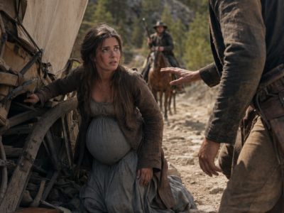 A Pregnant Widow Collapsed Beside Her Sabotaged Wagon—Then a Grieving Mountain Cowboy Offered His Horse and Discovered What Her Dead Husband Had Hidden