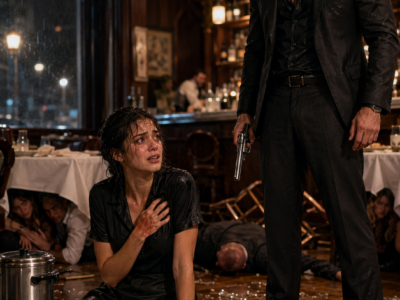 A Rookie Waitress Accidentally Took Down the Seven-Foot Assassin Sent to Kill a Mafia Boss—Then Learned Saving His Life Made Her His Dangerous Debt
