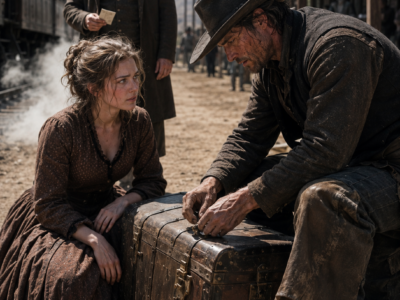 The Mail-Order Bride Was Rejected Before the Whole Town—Then the Rancher Who Defended Her Hid the One Truth That Could Send Her Away