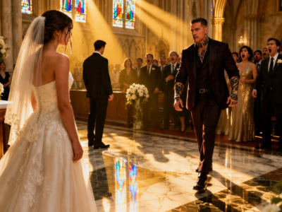 I WAS LEFT AT THE ALTAR WITH MY LITTLE GIRL—THEN A FEARED CRIME BOSS TOOK THE GROOM’S PLACE AND SAID, “HE NEVER CHOSE YOU BY ACCIDENT”