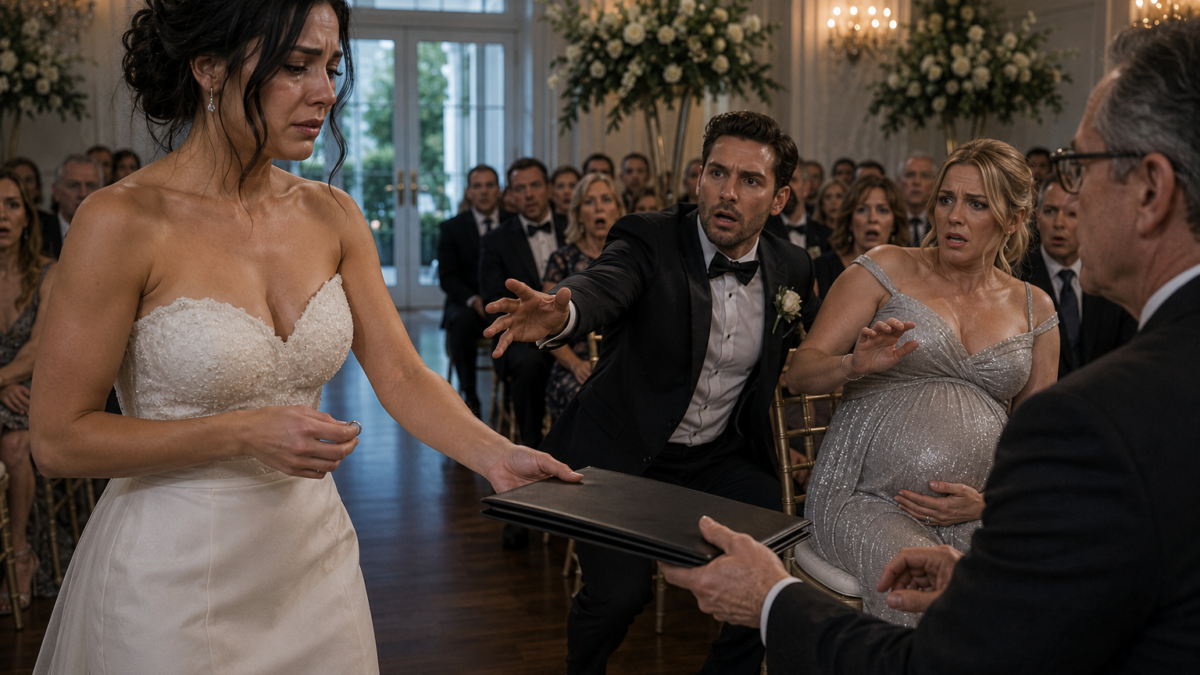 The Night Before Her Wedding, Meline Heard Her Fiancé Planning to Use Her Credit While Her Pregnant Sister Hid His Child—So She Let Three Hundred Guests Arrive, Stopped Before the Vows, and Revealed the Family Betrayal They Thought She Was Too Desperate to Question