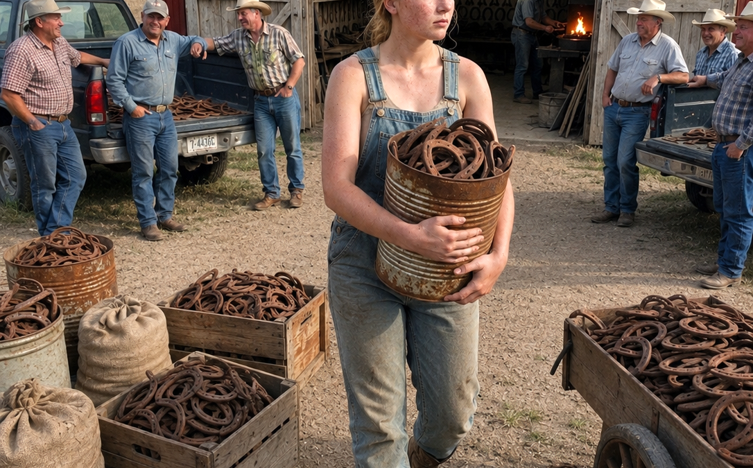 They Mocked Me for Hoarding Rusted Horseshoes in Dad’s Old Barn—Then His Hidden Ledger Helped Me Buy the Farm Back at Auction