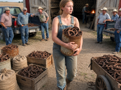 They Mocked Me for Hoarding Rusted Horseshoes in Dad’s Old Barn—Then His Hidden Ledger Helped Me Buy the Farm Back at Auction