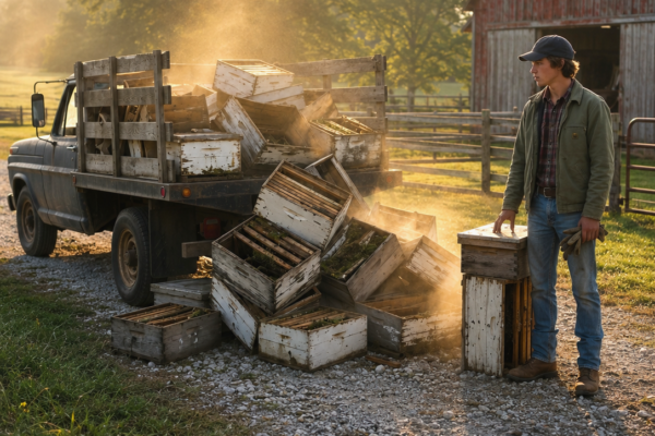 Everyone Laughed When I Filled Dad’s Barn With Abandoned Beehives—Then One Old Frame Exposed the Rich Orchard Owner’s Ten-Year Betrayal