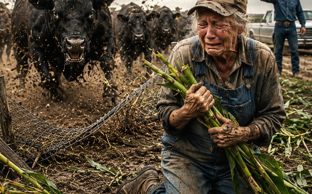 My Rich Neighbor Sent 47 Bulls Through My Soybeans to Force Me Off the Farm—Then My Late Husband’s Ledger Exposed His Million-Dollar Land Scheme