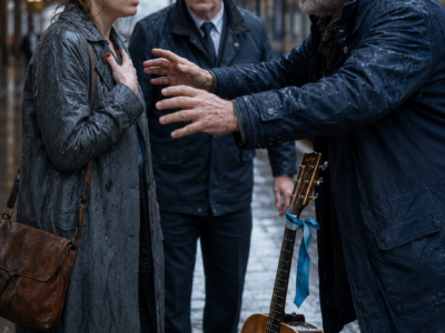 She Believed Her Father Abandoned Her Before Birth—Then a Homeless Musician Played the Lullaby Only Her Grandmother Was Supposed to Know