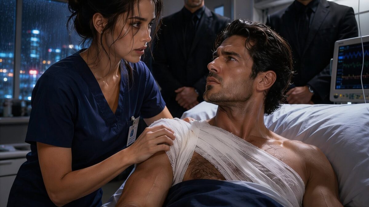 I Walked Into the Wrong Hospital Room and Found a Wounded Mafia Boss Waiting in the Dark — He Said I Couldn’t Leave, Offered Me a Fortune to Become His Nurse, Then Broke My Heart With the Secret He’d Buried About My Father
