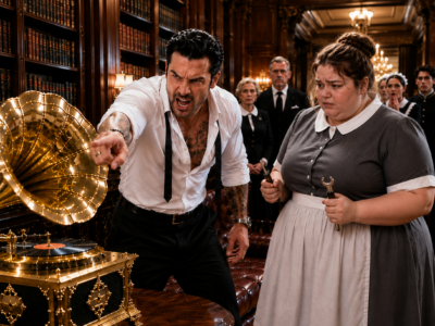 “Who Repaired My Mother’s Gramophone?” the Mafia Boss Asked — A Plus-Size Woman’s Answer Changed Him