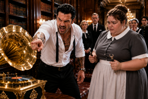 “Who Repaired My Mother’s Gramophone?” the Mafia Boss Asked — A Plus-Size Woman’s Answer Changed Him