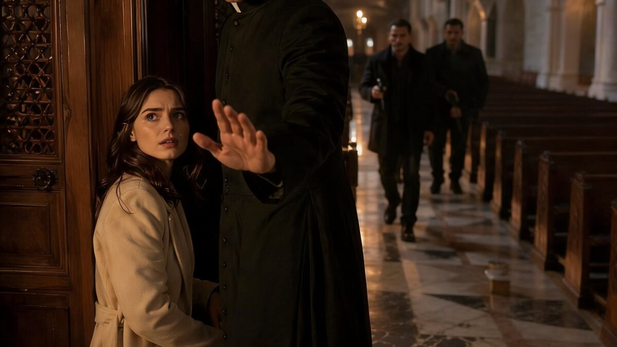 She Confessed Her Darkest Secret to a “Priest,” But He Was the Mafia Boss Hiding in the Confessional — and the Night He Chose to Protect Her Changed Both Their Lives Forever