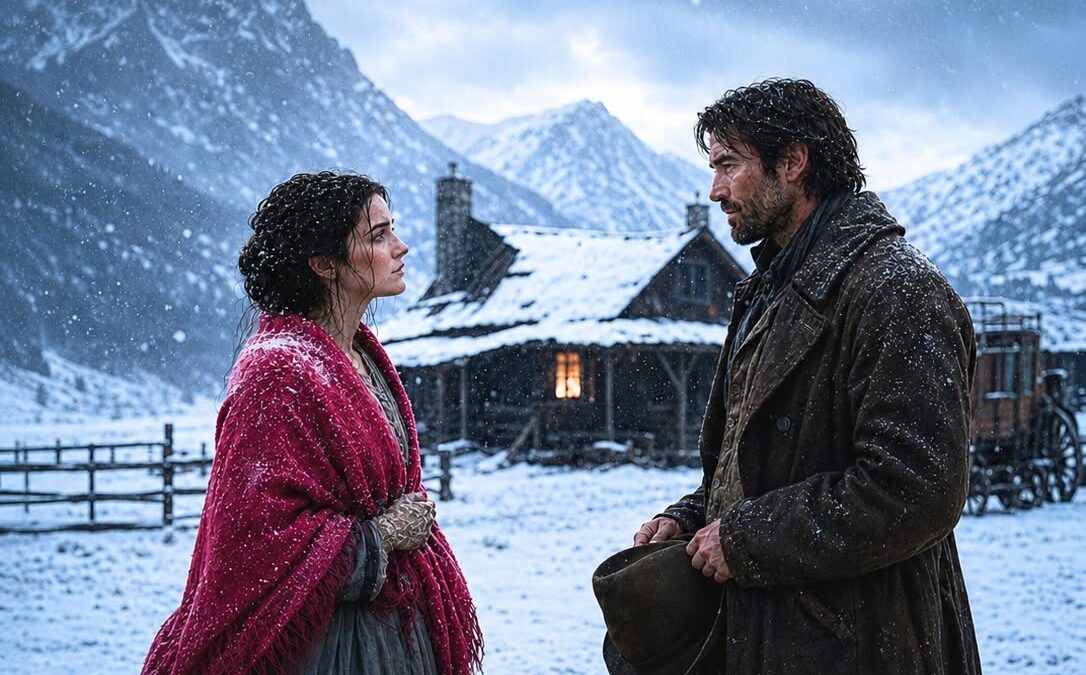 “Stay Till the Snow Clears,” He Told the Stranded Woman — But By Spring, The Whole Town Knew Why He Couldn’t Let Her Leave