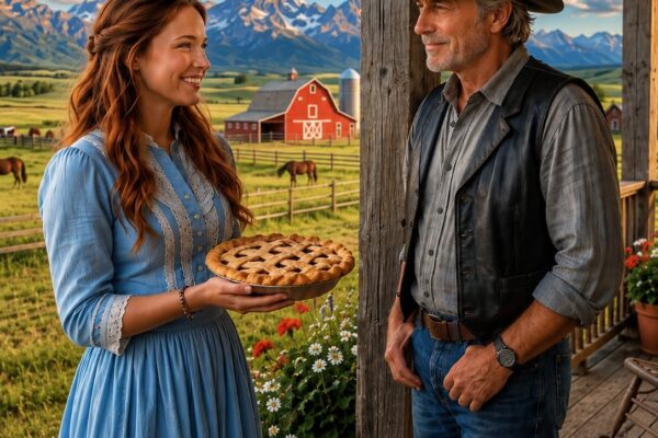 I Baked a Pie for My Widowed Neighbor… and He Joked “If I Were Twenty Years Younger… I’d Marry You”