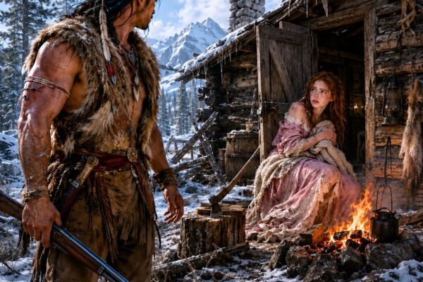 A Mountain Man Saw A Woman Living Alone In An Old Snow Cabin — Then He Discovered Why She Had Been Hiding There