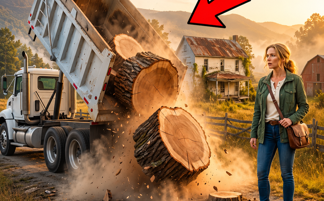 The Logging Crew Dumped Giant Tree Stumps on Her Farm—She Saw Opportunity