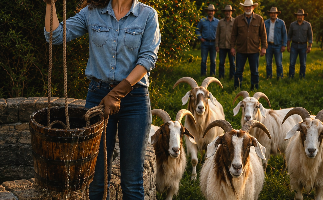 Everyone Laughed When I Bought the Abandoned Farm—Then My Goats Uncovered the Old Stone Well a Rich Rancher Wanted Buried