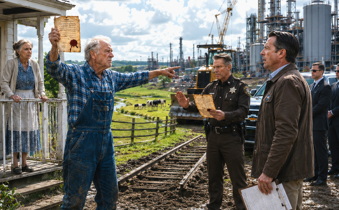 They Trapped My Parents’ Farm Behind Corporate Fences—Then Dad Opened Grandpa’s 1881 Deed Box and Made the Billionaire Go Pale