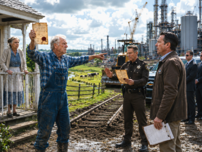 They Trapped My Parents’ Farm Behind Corporate Fences—Then Dad Opened Grandpa’s 1881 Deed Box and Made the Billionaire Go Pale