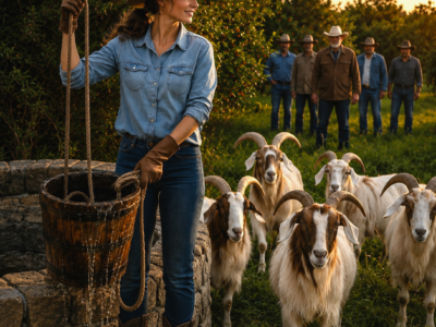 Everyone Laughed When I Bought the Abandoned Farm—Then My Goats Uncovered the Old Stone Well a Rich Rancher Wanted Buried