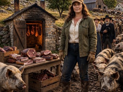 She Bought 45 Old Sows Nobody Wanted — Months Later, Her Smokehouse Had a Line Down the Road
