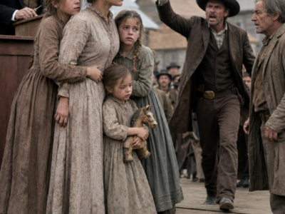 Four Orphaned Sisters Were Sold to Pay Their Uncle’s Gambling Debt—Until a Grieving Rancher Bid Everything to Keep Them Together