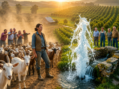 Neighbors Laughed at Her 200 Goats—Until They Found Water Hidden Beneath the Farm