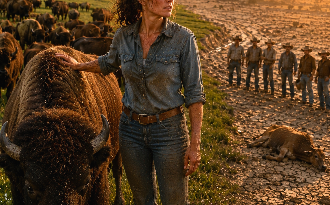I Bought 19 Starving Bison Everyone Laughed At—Then the Drought Made My Dead Father’s Ranch the Only Green Land in the County