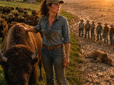 I Bought 19 Starving Bison Everyone Laughed At—Then the Drought Made My Dead Father’s Ranch the Only Green Land in the County