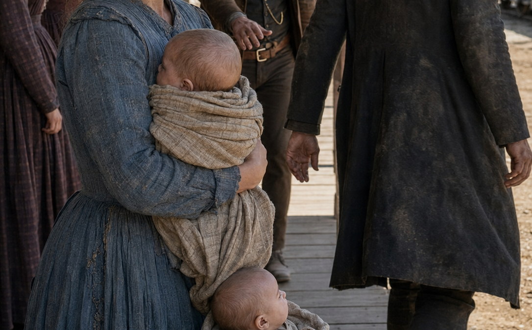 Abandoned at an Arizona Station With Twin Babies, Eliza Refused to Beg—Until a Quiet Sheriff Saw What the Man Who Rejected Her Had Done