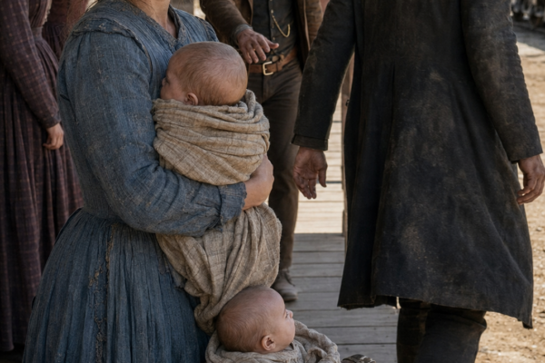 Abandoned at an Arizona Station With Twin Babies, Eliza Refused to Beg—Until a Quiet Sheriff Saw What the Man Who Rejected Her Had Done