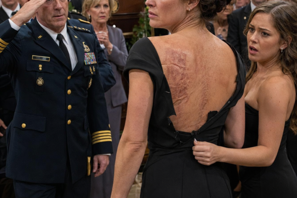 My Sister Tore Open My Dress at Dad’s Gala to Shame My Scars—Then the Four-Star Admiral I Thought I’d Lost Saluted Me Before Everyone