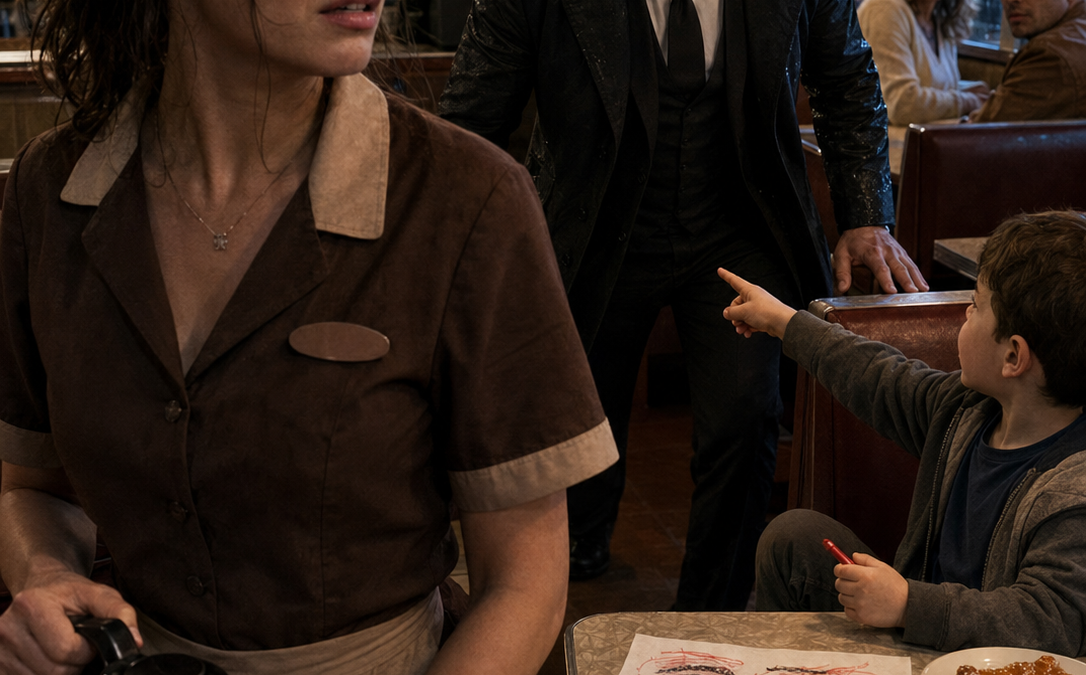 Her Son Told a Stranger, “You Have My Eyes”—Then the Waitress Realized the Feared Mafia Boss She Fled Six Years Ago Had Found Them