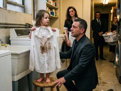 When the Mafia Boss Found My Toddler Scrubbing His Shirt to Save My Job, One Laundry Receipt Revealed Who Was Selling Us Both to His Enemies