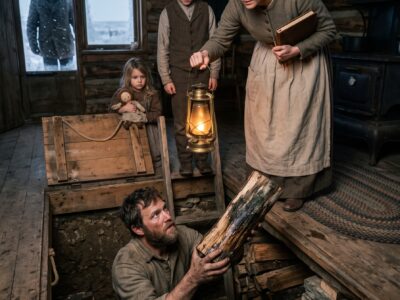 After His Daughter Nearly Froze Beside Damp Firewood, a Dakota Homesteader Dug Beneath Their Floor—Until One Dark Stain Threatened His Family’s Entire Winter