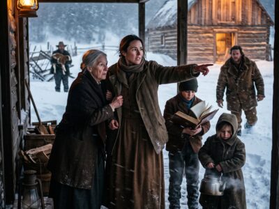 The Widow Begged an Old Rancher to Let Her Children Stay—Then the First Blizzard Proved Who Truly Belonged at Quillen Draw