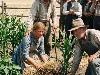 She Collected Everyone’s Broken Irrigation Pipes While the Town Laughed—Then Her Hidden Watering System Saved the Only Harvest Left Standing