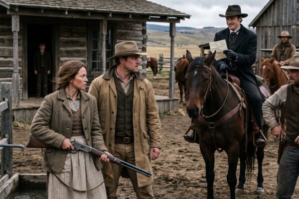 She Was Abandoned in a Frozen Town With Forty-One Dollars—Then a Grieving Rancher Risked Everything When Men Came to Expose Her Past