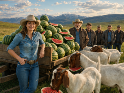 The Auction Sold Her 600 Overripe Watermelons for Pennies — Her Goat Herd Was the Only One Thriving