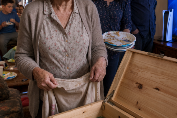 A Grandmother Spent Four Months Building Her Grandson a Handmade Gift—Then Her Daughter Handed Her Dirty Plates and Finally Learned Why Grandma Took It Home