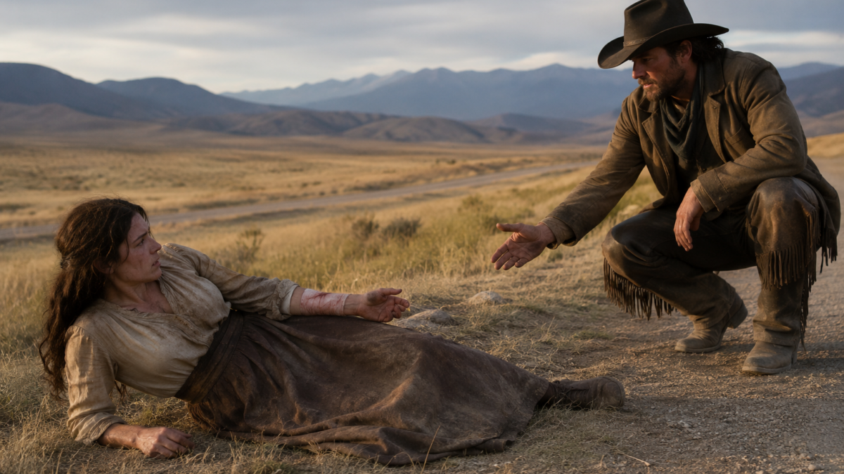 She Was Thrown From a Wagon and Left to Die—Then a Lone Cowboy Offered Her a Locked Door She Could Open From Either Side