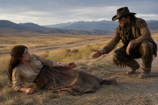 She Was Thrown From a Wagon and Left to Die—Then a Lone Cowboy Offered Her a Locked Door She Could Open From Either Side